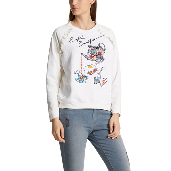 Embroidered sweatshirt