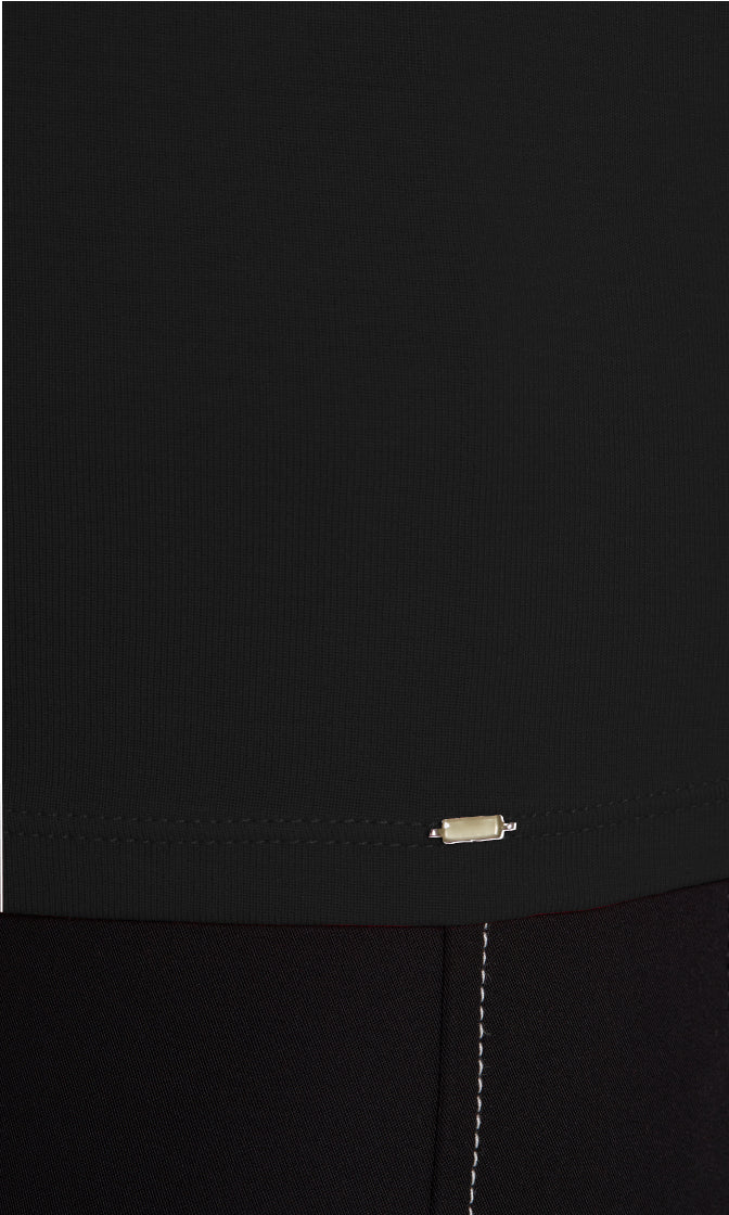 T-shirt with turtleneck