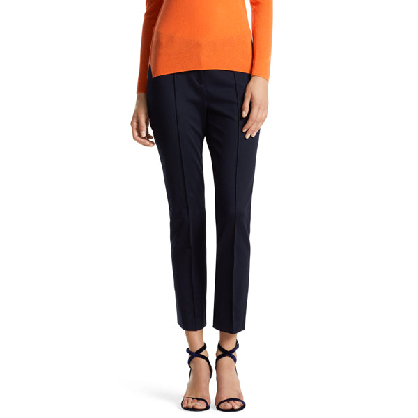 Cropped pants in stretch viscose