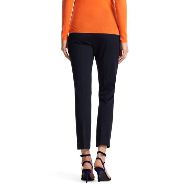 Cropped pants in stretch viscose