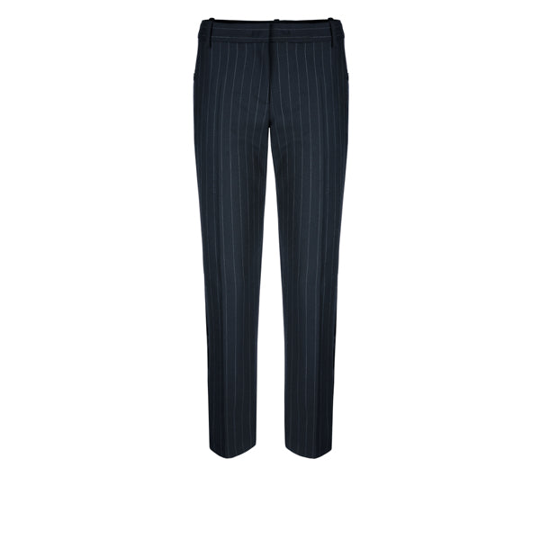 Cropped pinstripe pants