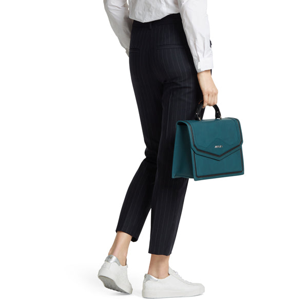 Cropped pinstripe pants