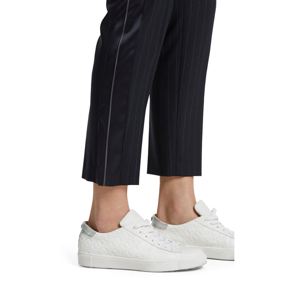 Cropped pinstripe pants