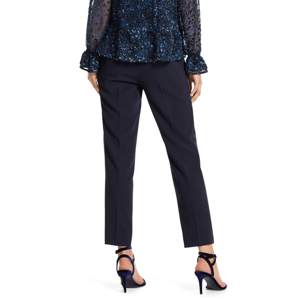 Pants with stripes in silk