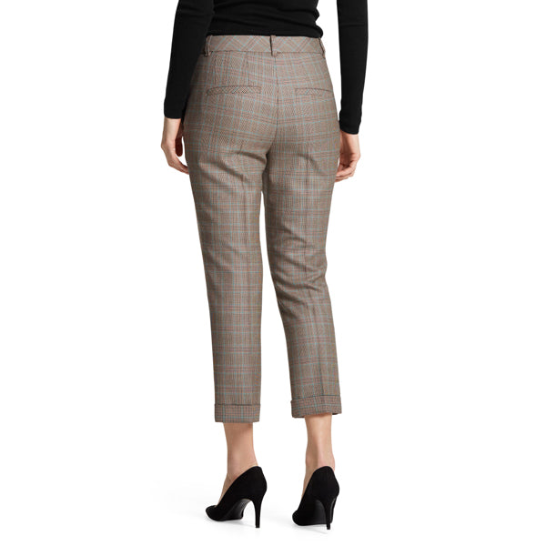 Glen plaid pants