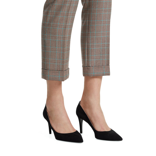 Glen plaid pants