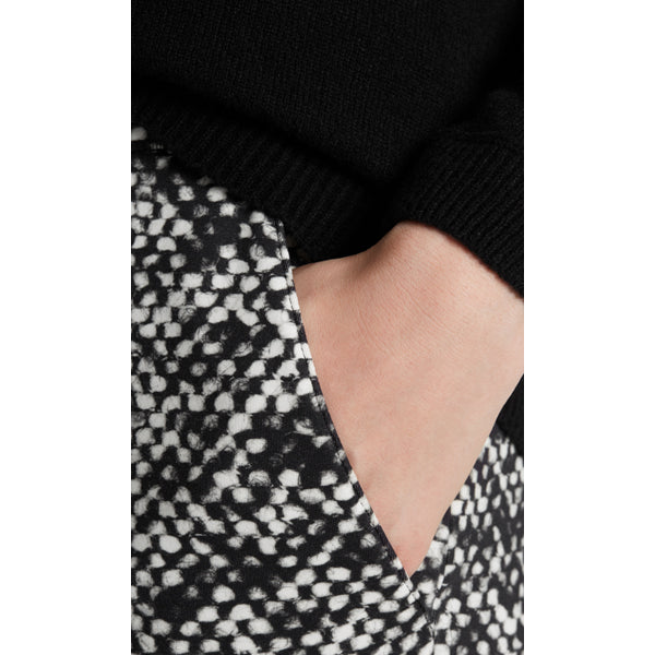 Printed stretch pants