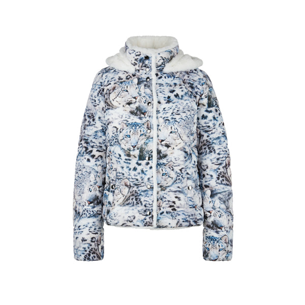 Jacket with animal print