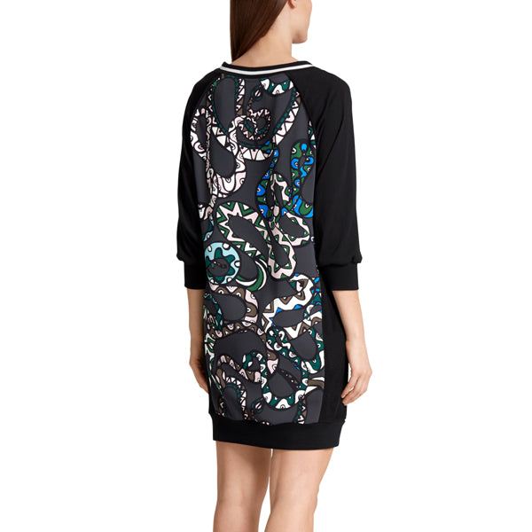 Dress with snake print