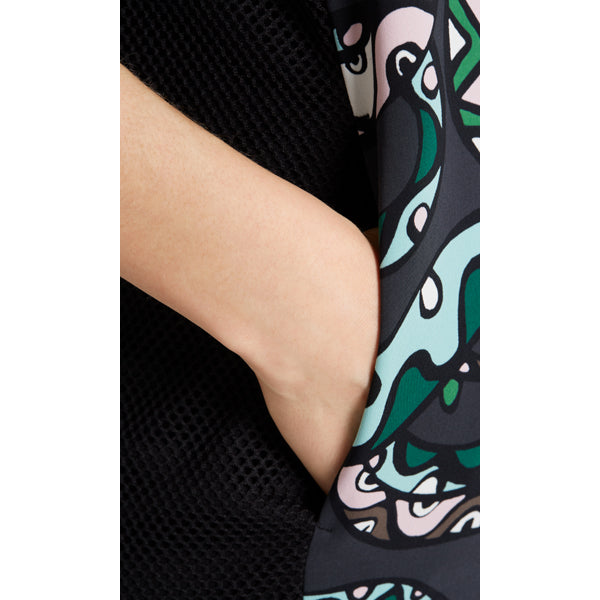 Dress with snake print
