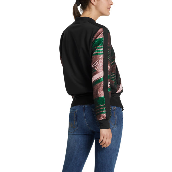 Blouson with Lurex jacquard