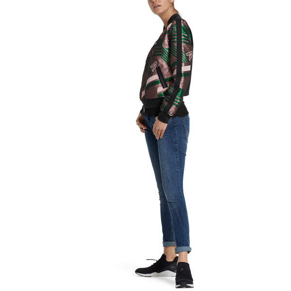 Blouson with Lurex jacquard