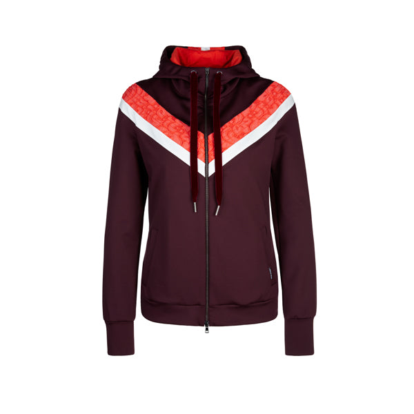 Luxurious hooded jacket