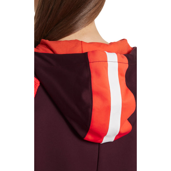 Luxurious hooded jacket