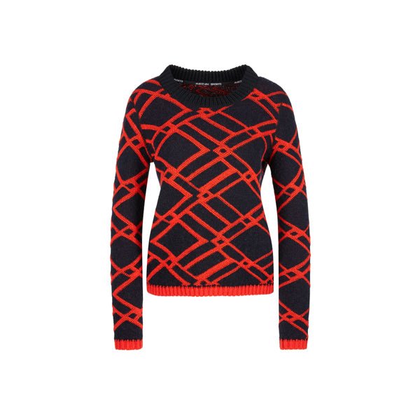 Sweater with jacquard pattern