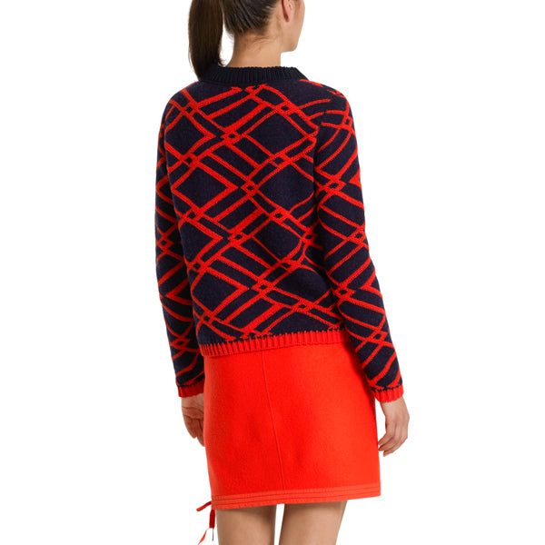 Sweater with jacquard pattern