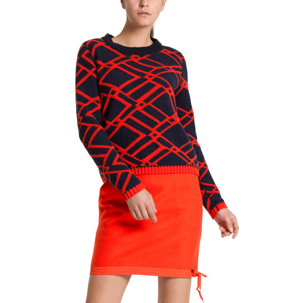 Sweater with jacquard pattern