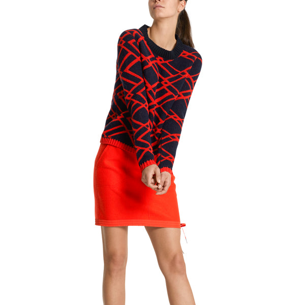 Sweater with jacquard pattern