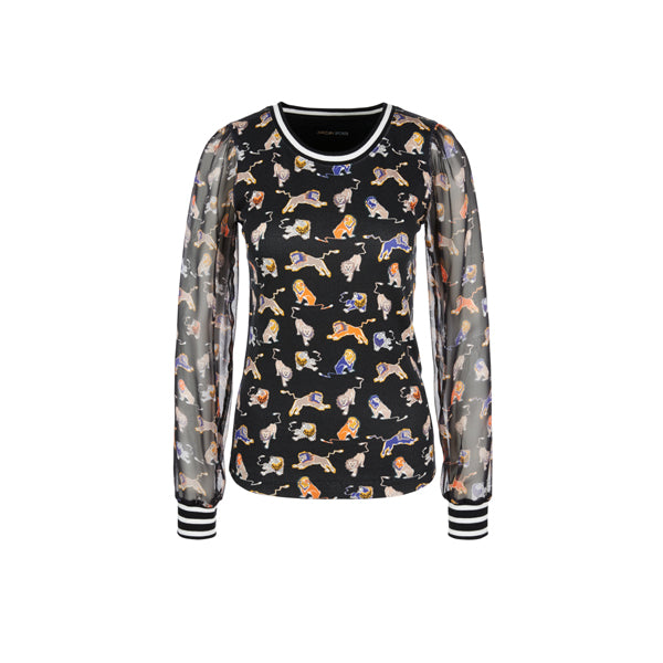 Top with silk