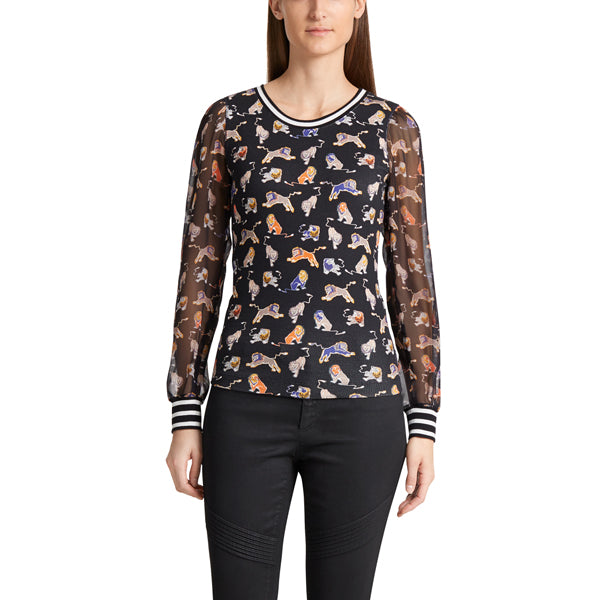 Top with silk