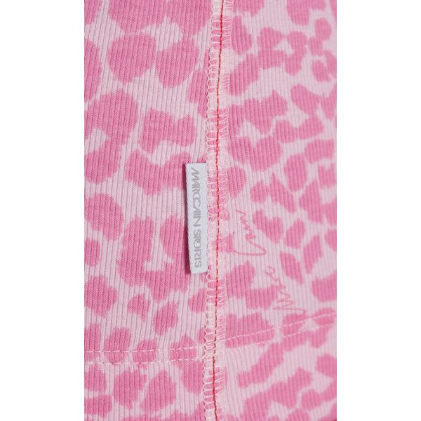 Polo shirt with leopard pattern