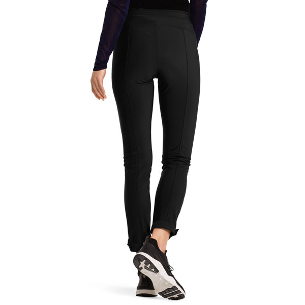 Stretch pants with decorative seams