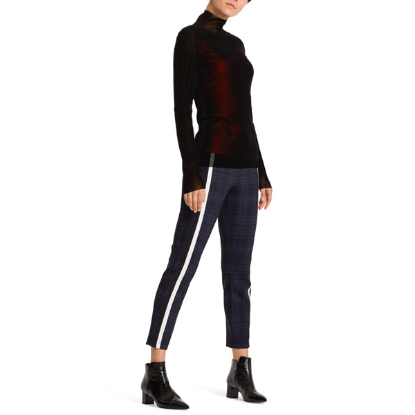 Patterned stretch pants