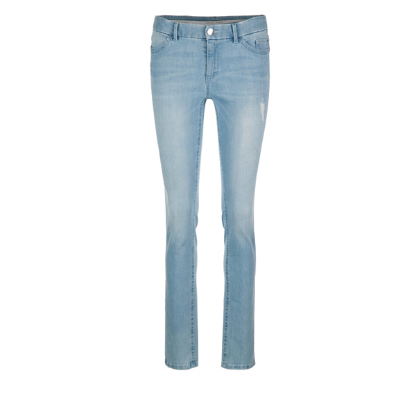 Drainpipe jeans with glittering studs