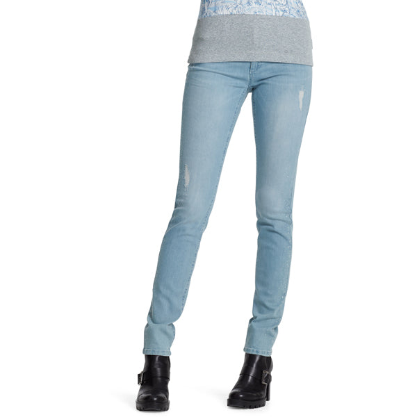 Drainpipe jeans with glittering studs