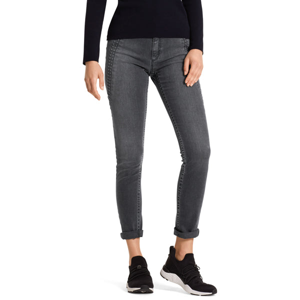 Jeans with embossing