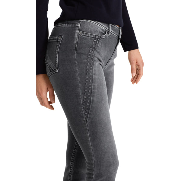 Jeans with embossing