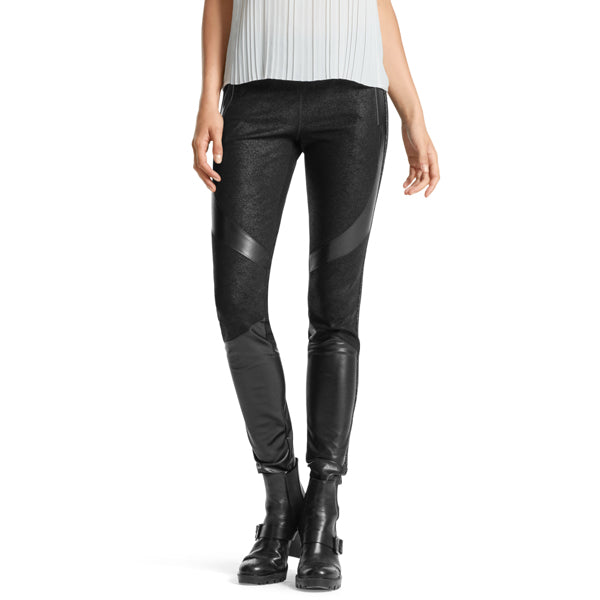 Leggings with glittery effect