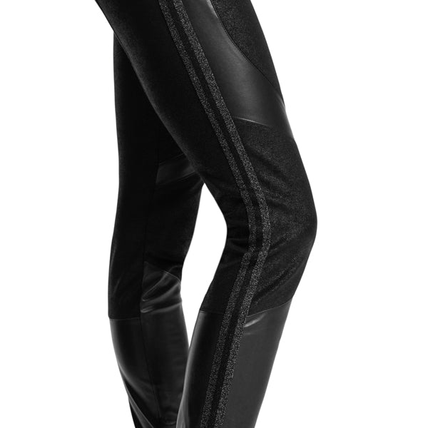 Leggings with glittery effect