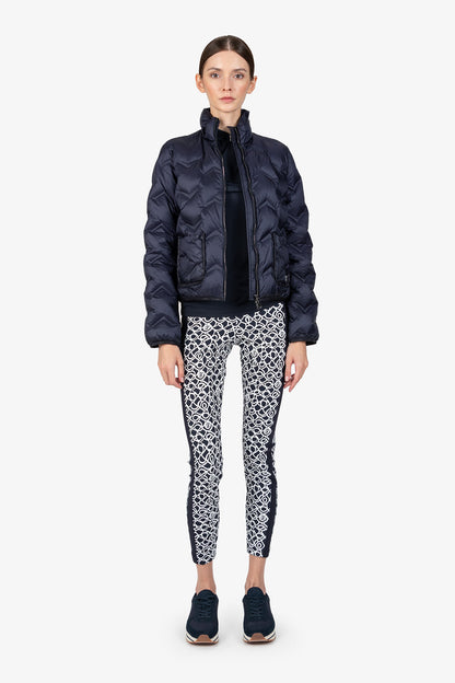 Lightweight Down Jacket with Stand-up Collar