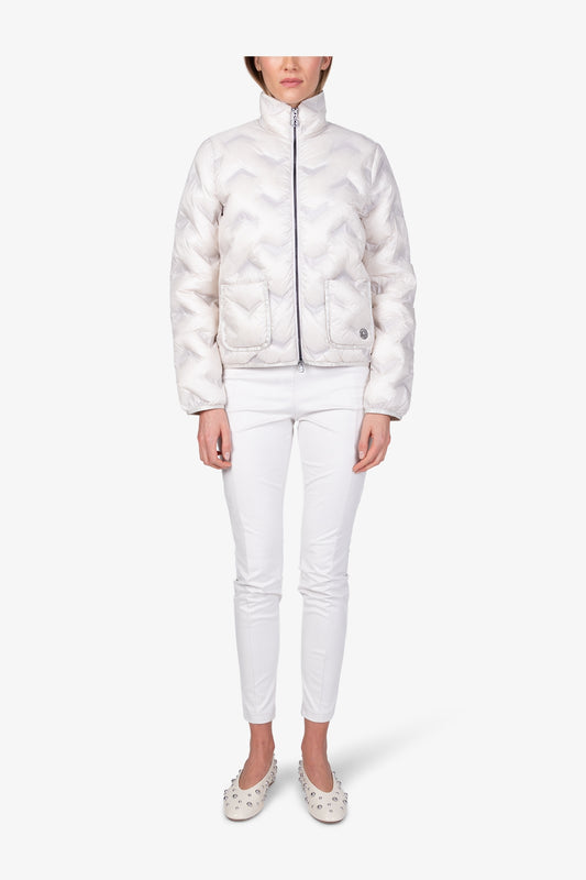 拉鏈立領羽絨夾克