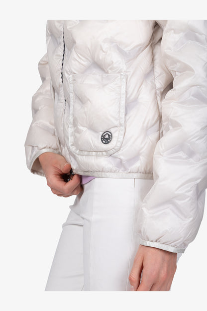 Lightweight Down Jacket with Stand-up Collar