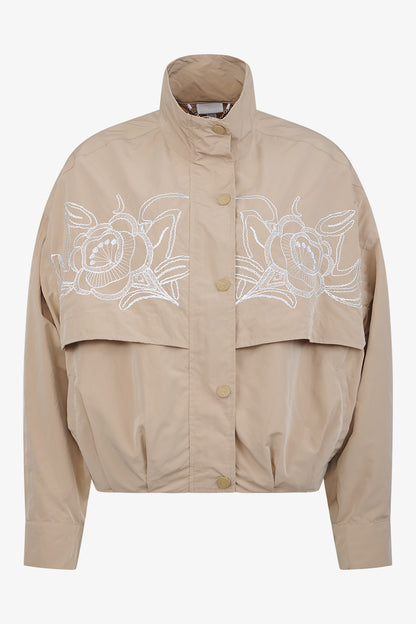 Jacket with Stand-up Collar