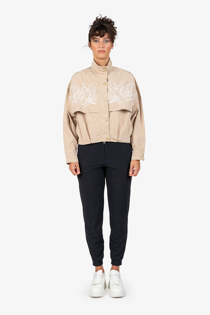 Jacket with Stand-up Collar