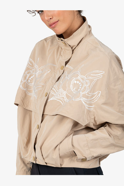 Jacket with Stand-up Collar