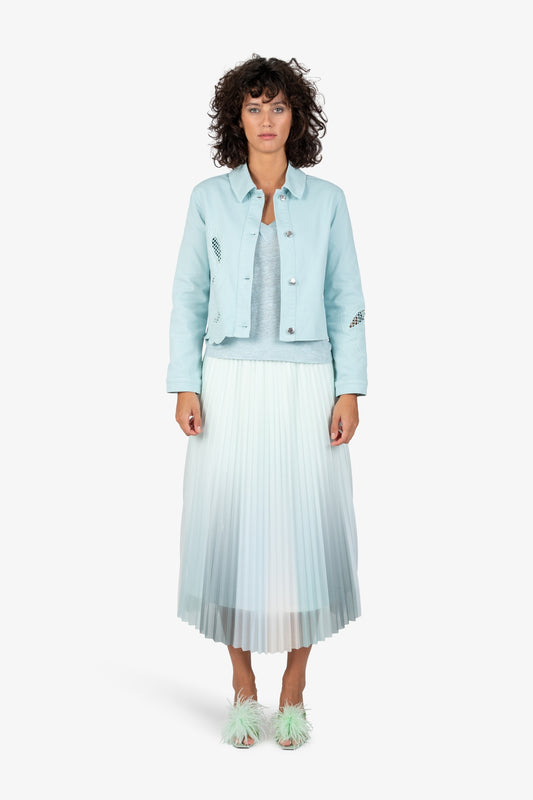 Jacket with Shirt Collar