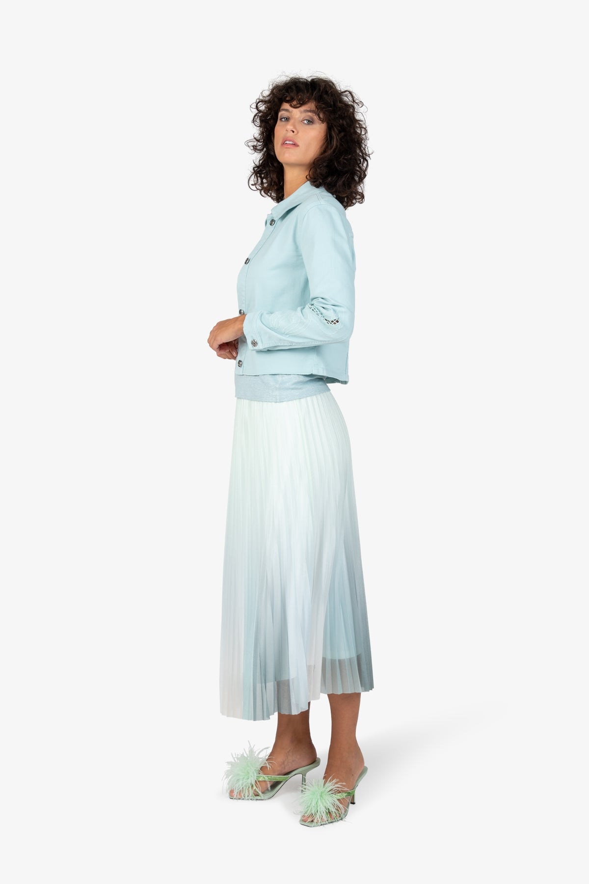 Jacket with Shirt Collar