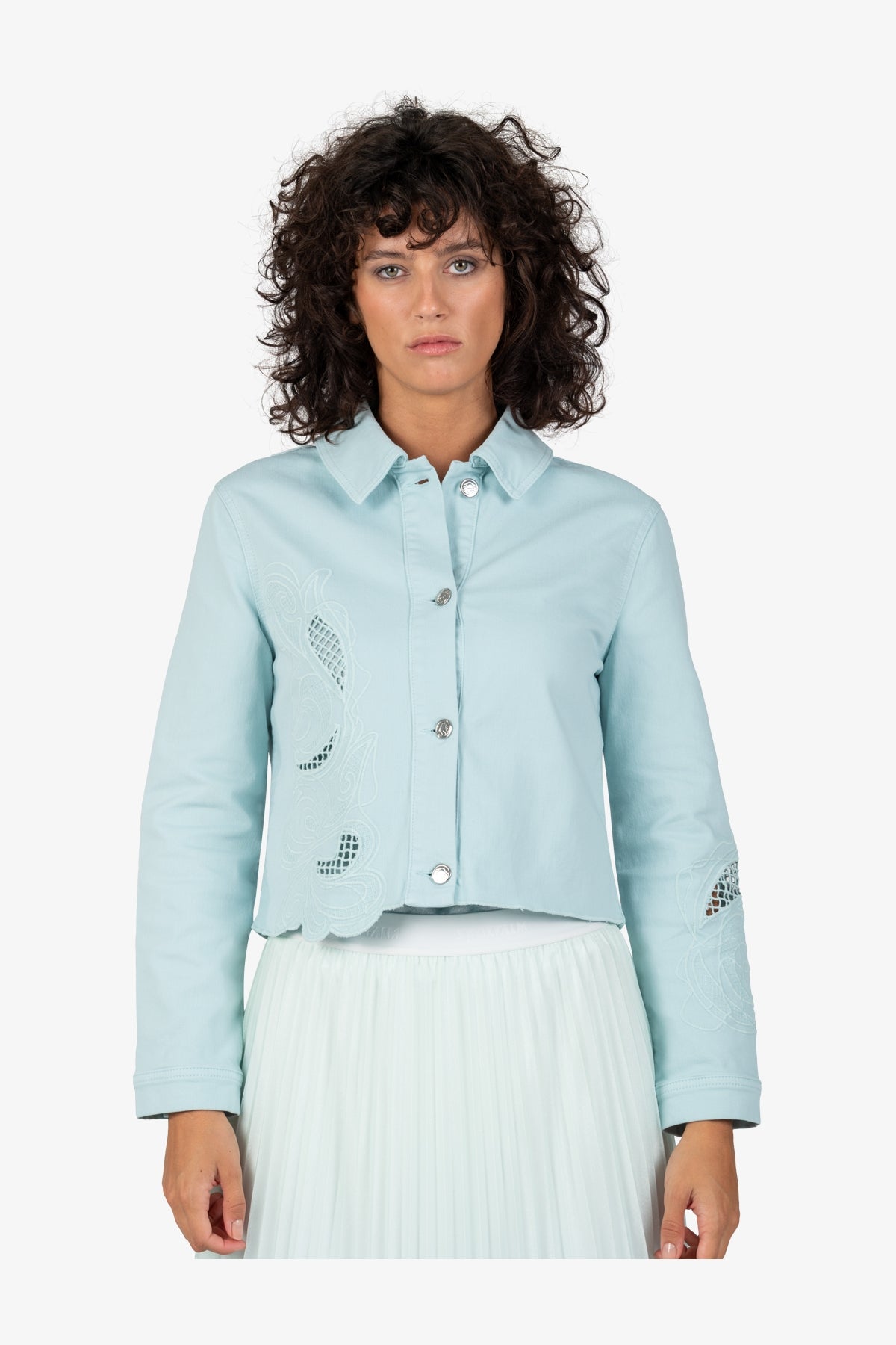 Jacket with Shirt Collar