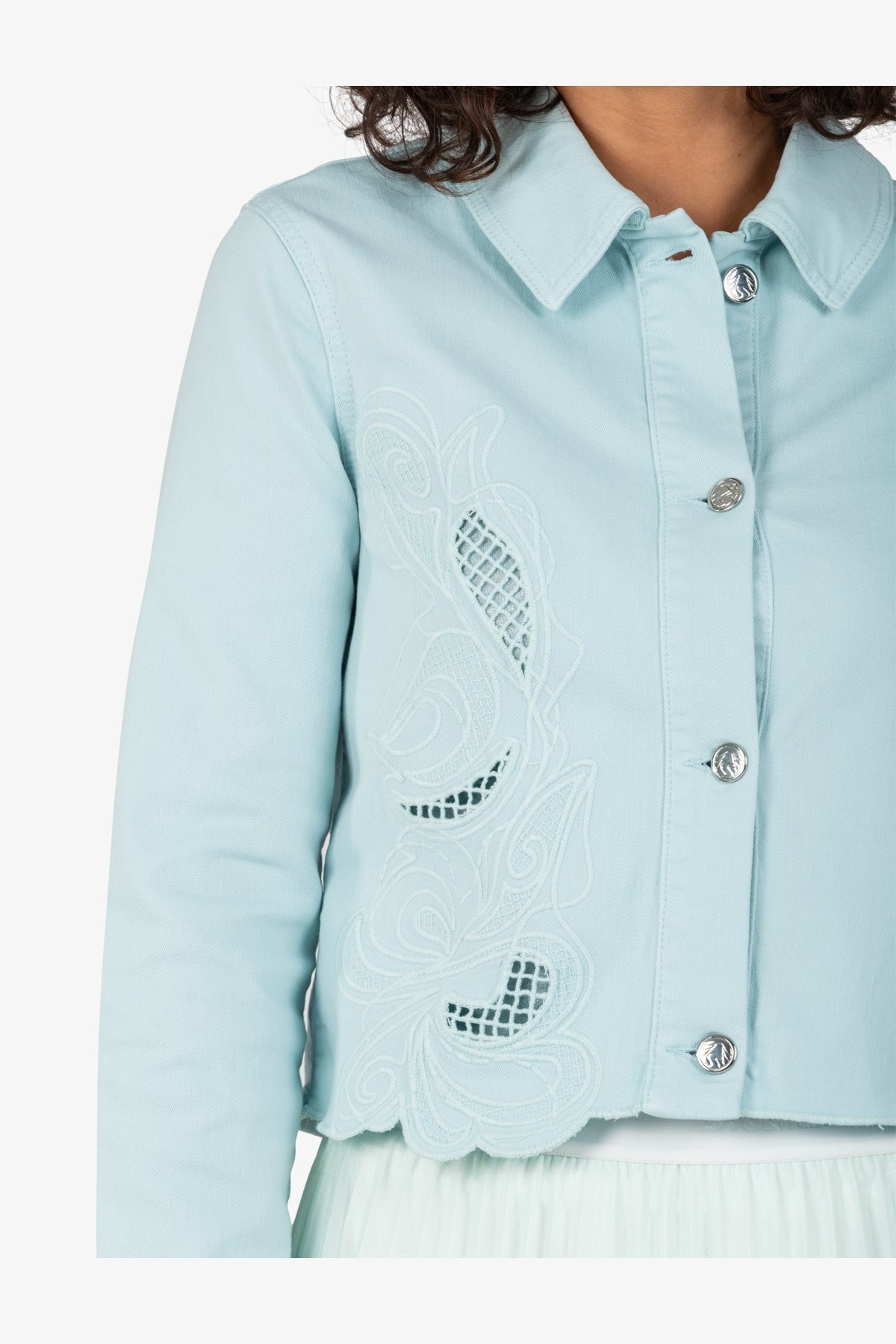 Jacket with Shirt Collar