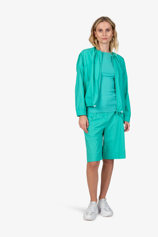 Blousson with Round Neck
