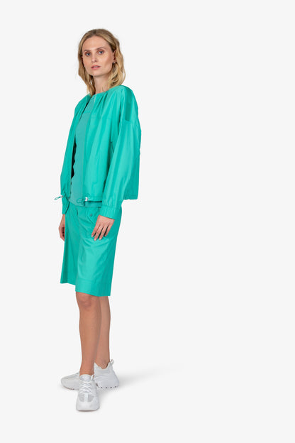 Blousson with Round Neck