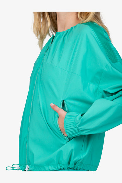 Blousson with Round Neck