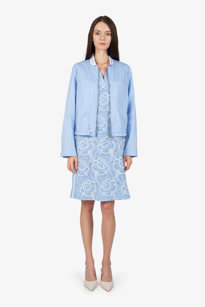 Indoor Jacket with Round Neck