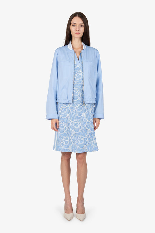 Indoor Jacket with Round Neck