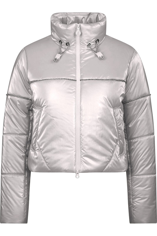 Outdoor Jacket with Rhinestone Piping