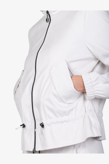 Jacket Made from Soft Velour Fabric